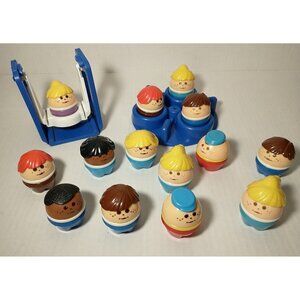 LOT Vintage Toddler Tots Chunky Little Figures (AE3)